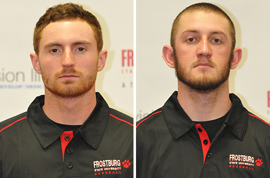 Frostburg State Seniors Nick Walker and Bennett Schiltz Sweep CAC Baseball Weekly Awards