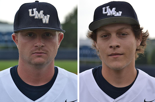 Mary Washington Senior Jono Haught and Junior Ryan Van Assche Earn CAC Baseball Weekly Awards