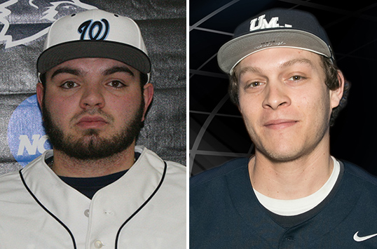 Wesley Sophomore Chris Seibert and Mary Washington Senior Ryan Van Assche Selected as CAC Baseball Players of the Week
