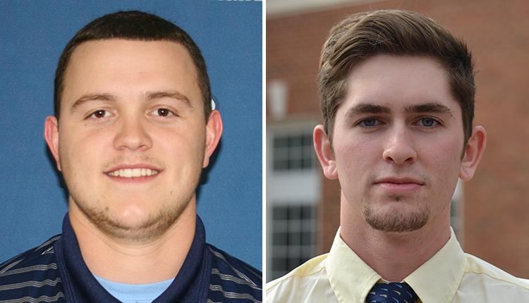 Wesley Senior Trey Mears and Mary Washington Sophomore Hank Biggs Secure CAC Baseball Weekly Honors