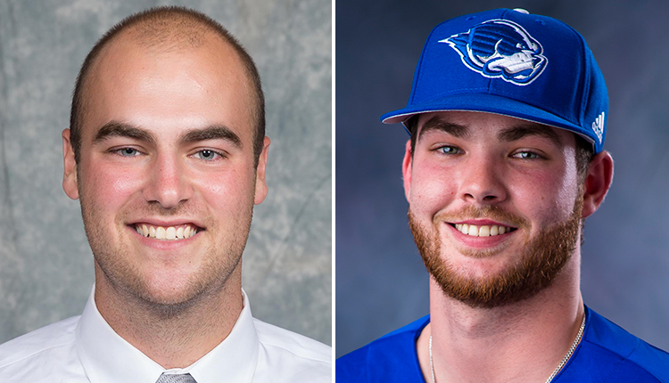 Christopher Newport Junior Seth Woodard and Marymount Senior Collin Bazemore Tabbed as CAC Baseball Players of the Week