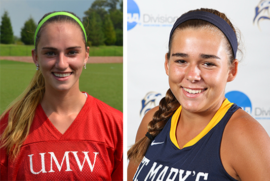 St. Mary's Freshman Brady Wolf And Mary Washington Junior Emily Badis Named CAC Field Hockey Players Of The Week