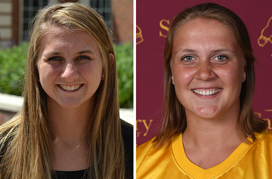 Mary Washington Freshman Lauren Hopkins and Salisbury Junior Tressie Windsor Selected as CAC Field Hockey Players of the Week