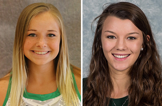 York Sophomore Lindsay Nye and Christopher Newport Senior Sarah Miller Receive CAC Field Hockey Weekly Honors