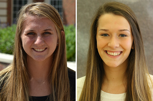 Mary Washington Freshman Lauren Hopkins and York Sophomore Eve Hauptle Named CAC Field Hockey Players of the Week