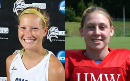 St. Mary's Forward Lauriann Parker And Mary Washington Keeper Chrissy Bowdren Capture Weekly Field Hockey Honors