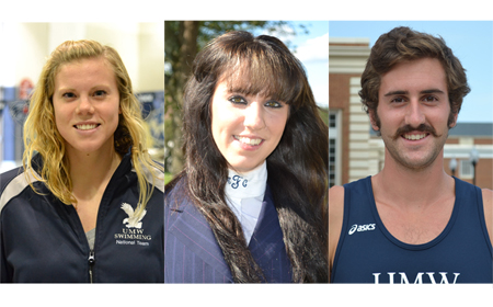 Megan DeSmit, Marina Frano And Chris Marino Named UMW Scholar-Athletes of the Year