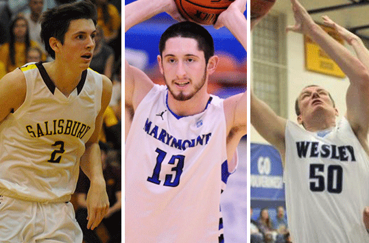 Marymount's Reed Scott, Wesley's David Langan and Salisbury's Tim Harwood Garner ECAC South All-Star Nods
