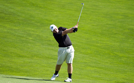 Stevenson Leads CAC Golf Championship At Halfway Mark; Mustang Freshman Ben Lukehart On Top Of Leaderboard