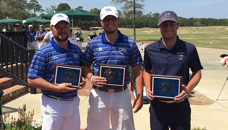 Christopher Newport's Coleman, Rabil Earn Major CAC Men's Golf Awards; Mary Washington's Kelly Named Top Rookie