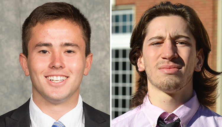 Christopher Newport Senior Matthew Crist and Mary Washington Junior Billy Senicola Collect CAC Men's Lacrosse Weekly Awards