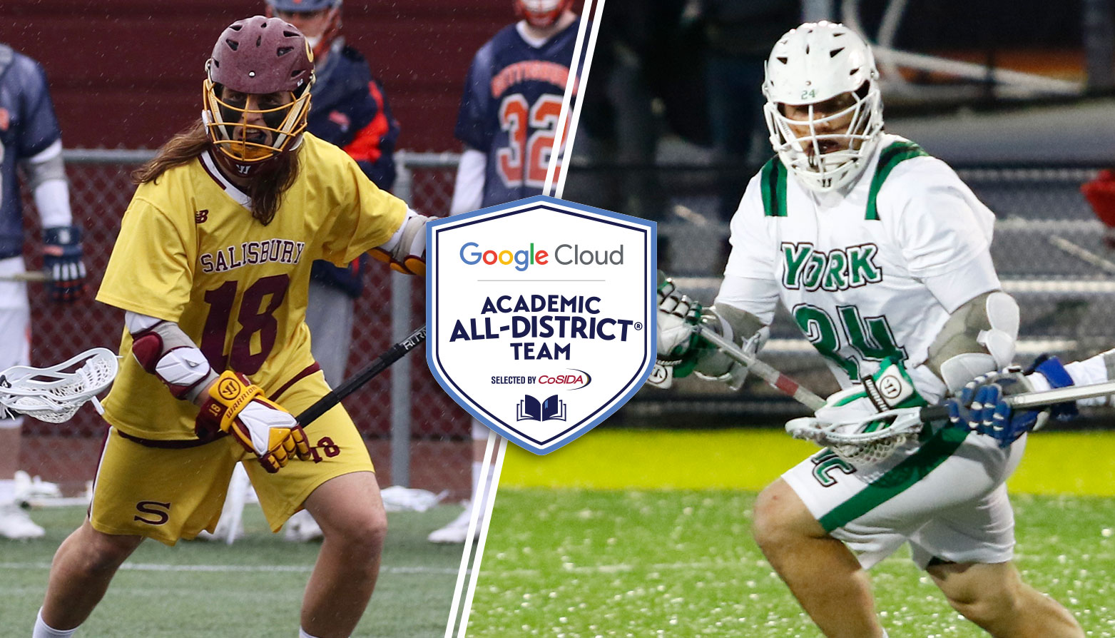York's Sasso & Salisbury's Gwin Earn Academic All-District Honors