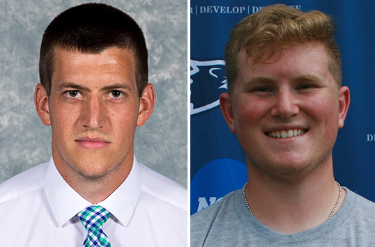 Christopher Newport Senior Sammy Blosser and Wesley Freshman Kyle Springsteen Nab CAC Men's Soccer Weekly Honors