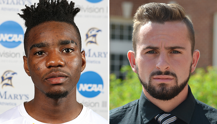 St. Mary's Freshman Isaac Ekobo and Mary Washington Senior Matt Spencer Tabbed as CAC Men's Soccer Players of the Week
