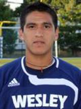 Wesley Fr. Forward Omar De Los Santos Named CAC Men's Soccer Player Of The Week