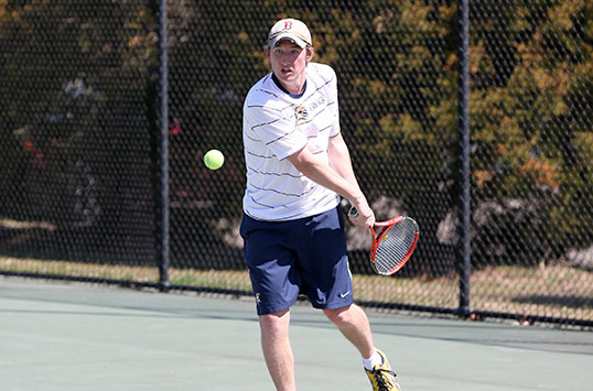 Guzzone's Three-Set Singles Victory Lifts #4 St. Mary's Past #5 York in CAC Men's Tennis First Round