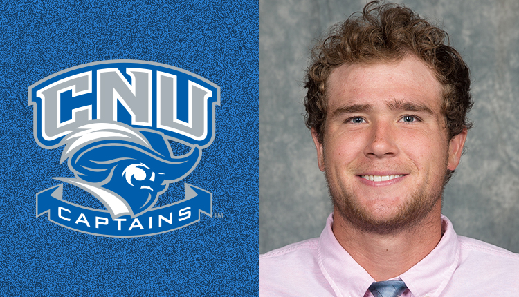 Christopher Newport Senior David Reed Collects CAC Men's Tennis Weekly Award