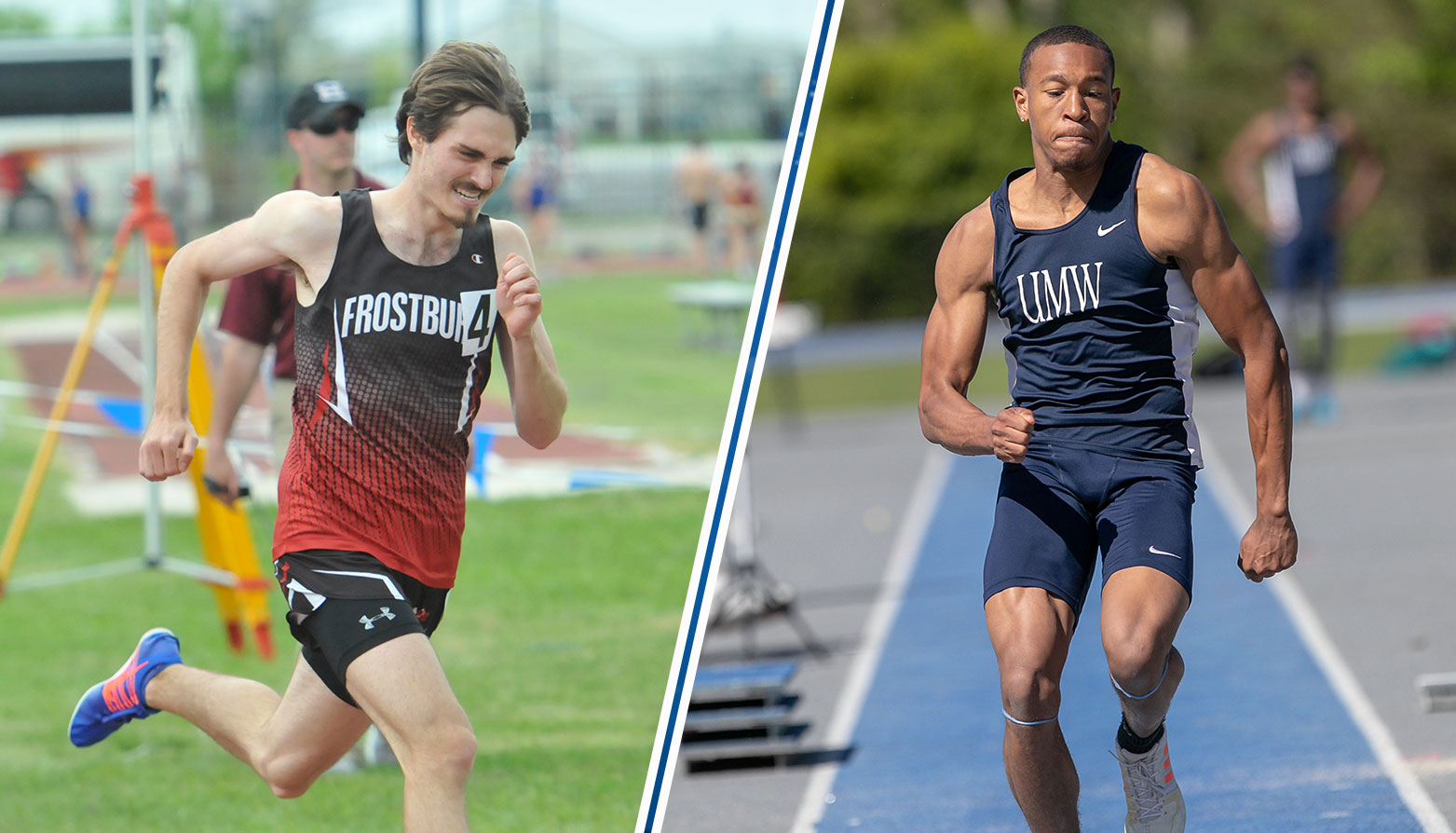 Mary Washington's Rajai Walton & Frostburg State's Robert Romano Selected CAC Men's Track & Field Athletes of the Week
