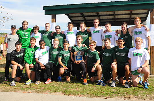 York's Tim Hartung Captures Third Straight Men&rsquo;s Cross Country Individual Title; Spartans Edge Christopher Newport For Third Consecutive Team Crown