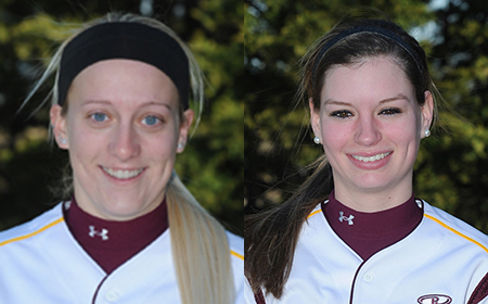 Salisbury's Hannah Mills And Rachel Johnson Capture CAC Softball Awards