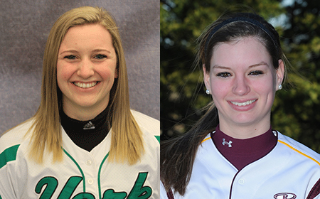 York's Sara Thacker And Salisbury's Rachel Johnson Picked As CAC Softball Players Of The Week