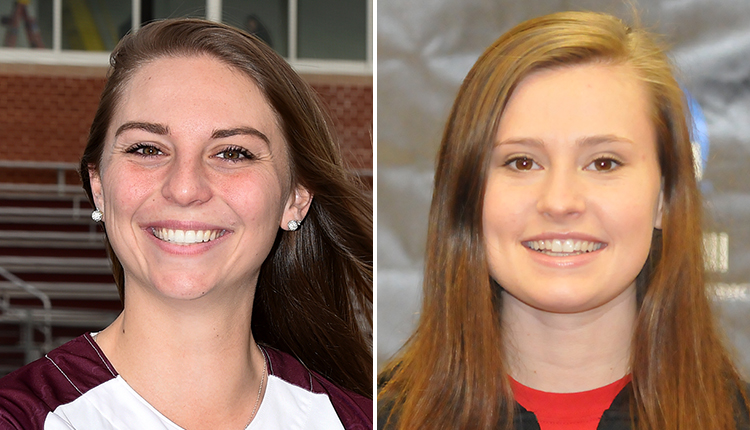 Salisbury Senior Caitlin Lake and Frostburg State Junior Allison Short Receive CAC Softball Weekly Awards