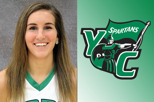 York Junior Sam Hruz Named CAC Women's Basketball Player of the Week
