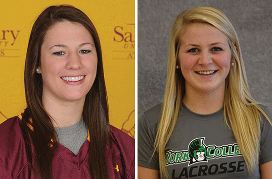 York Senior Erica Mulford and Salisbury Senior Ashton Wheatley Receive CAC Women's Lacrosse Weekly Awards