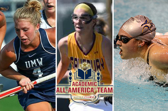 Salisbury's Wallenhorst, Mary Washington's Kane, and St. Mary's Machlin Earn Academic All-America Honors