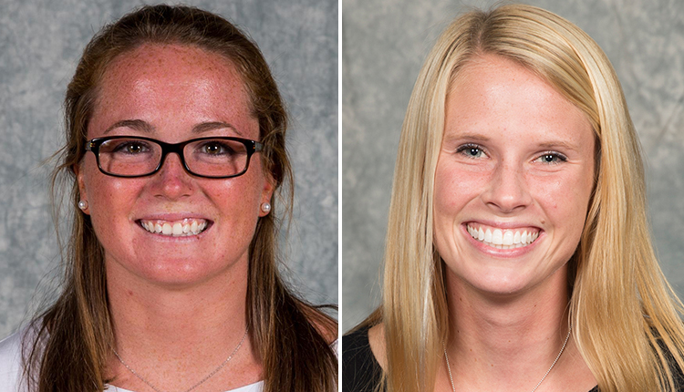 Christopher Newport Juniors Sarah Culver and Julia Golden Sweep CAC Women's Lacrosse Weekly Awards