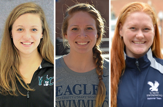2016 All-CAC WOMEN'S SWIMMING: UMW&rsquo;s Anna Corley and Abby Brethauer Earn Major Awards; York&rsquo;s Madeline Mann Named Rookie of the Year