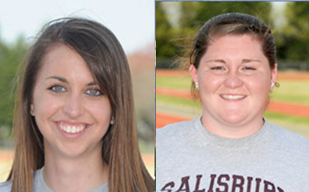 Salisbury's Kara Tolson And Jennifer Houghton Sweep CAC Women's Track & Field Weekly Awards