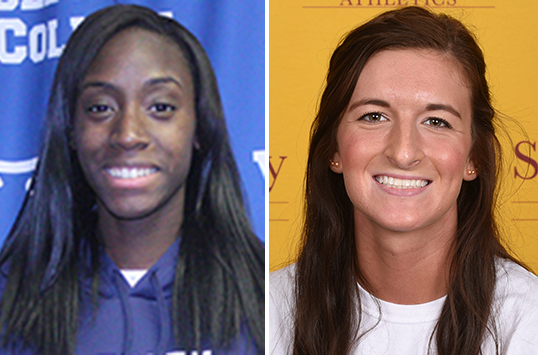 Wesley Junior Elizsha Streeter and Salisbury Junior Meghan McGowan Selected as CAC Women's Track & Field Athletes of the Week