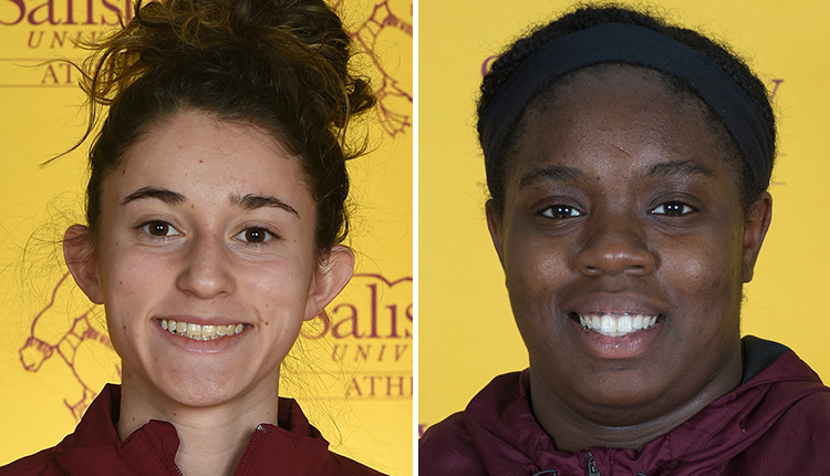 Salisbury Junior Jamie Farley and Freshman Imani Hasell Sweep CAC Women's Track & Field Weekly Honors