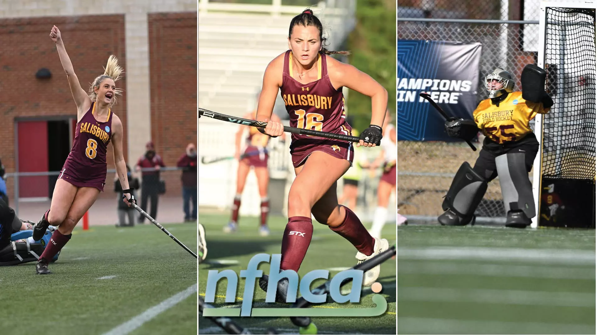 Salisbury earns three NFHCA All-Americans