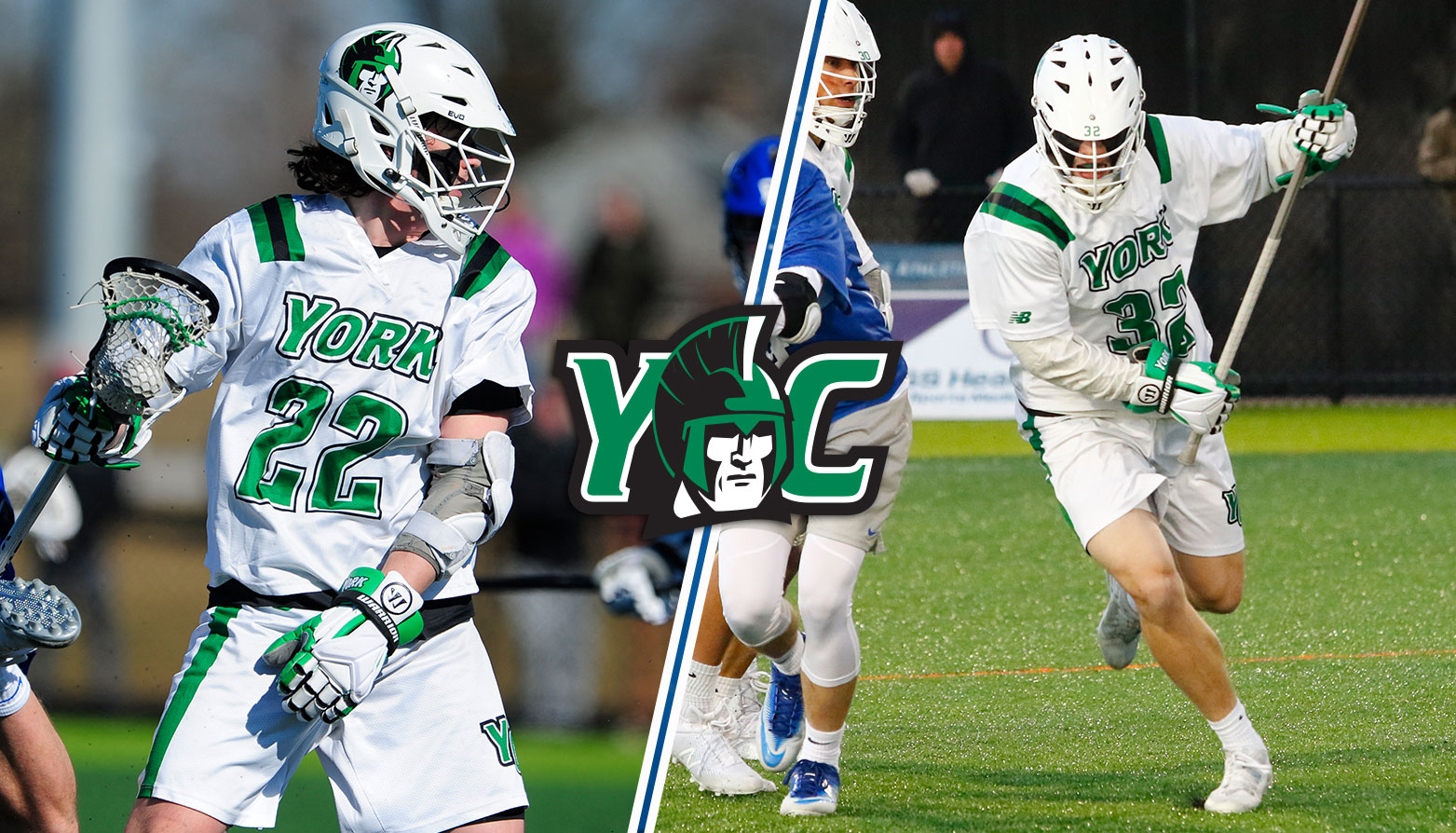 York's Hunter Davis&nbsp;& Nick Roman Sweep CAC Men's Lacrosse Player of the Week Honors