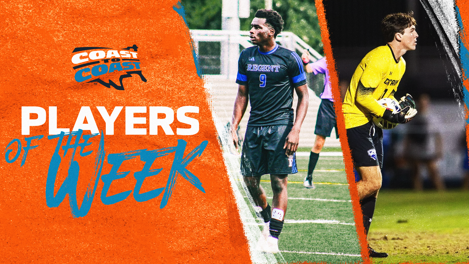 Regent&rsquo;s Kamga, Christopher Newport&rsquo;s Dewey Selected C2C Men's Soccer Players of the Week
