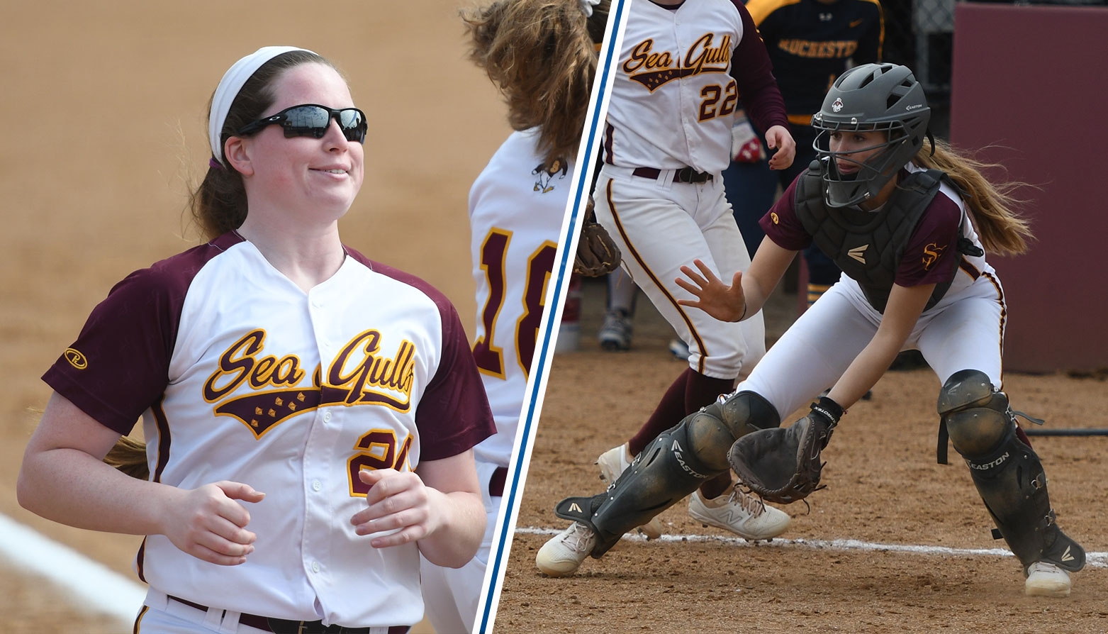 Salisbury's Emily Allen & Alexis Layton Collect CAC Softball Weekly Awards