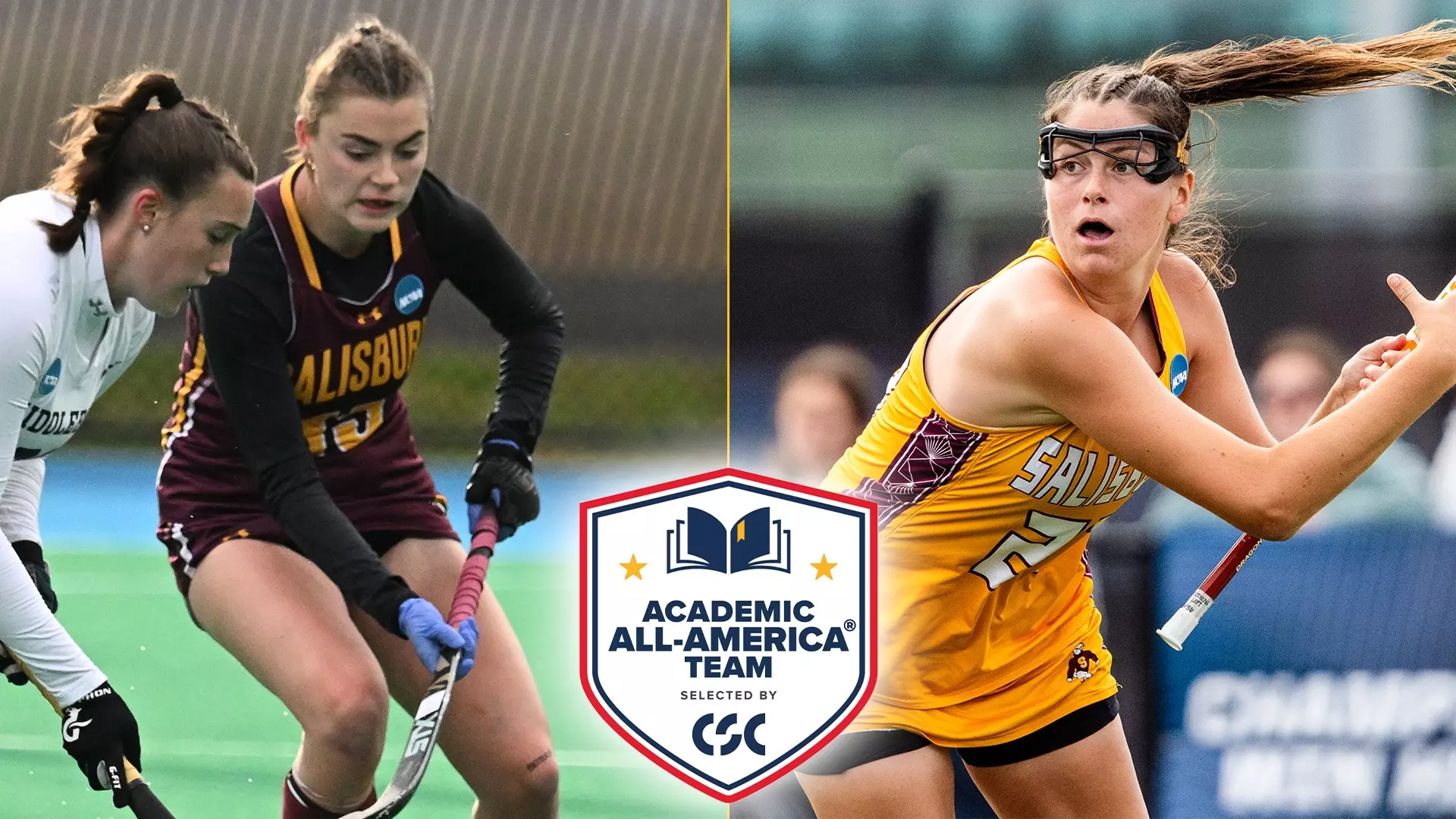 Salisbury's Emma Radebaugh, Audrey Harrington honored as CSC Academic All-Americans
