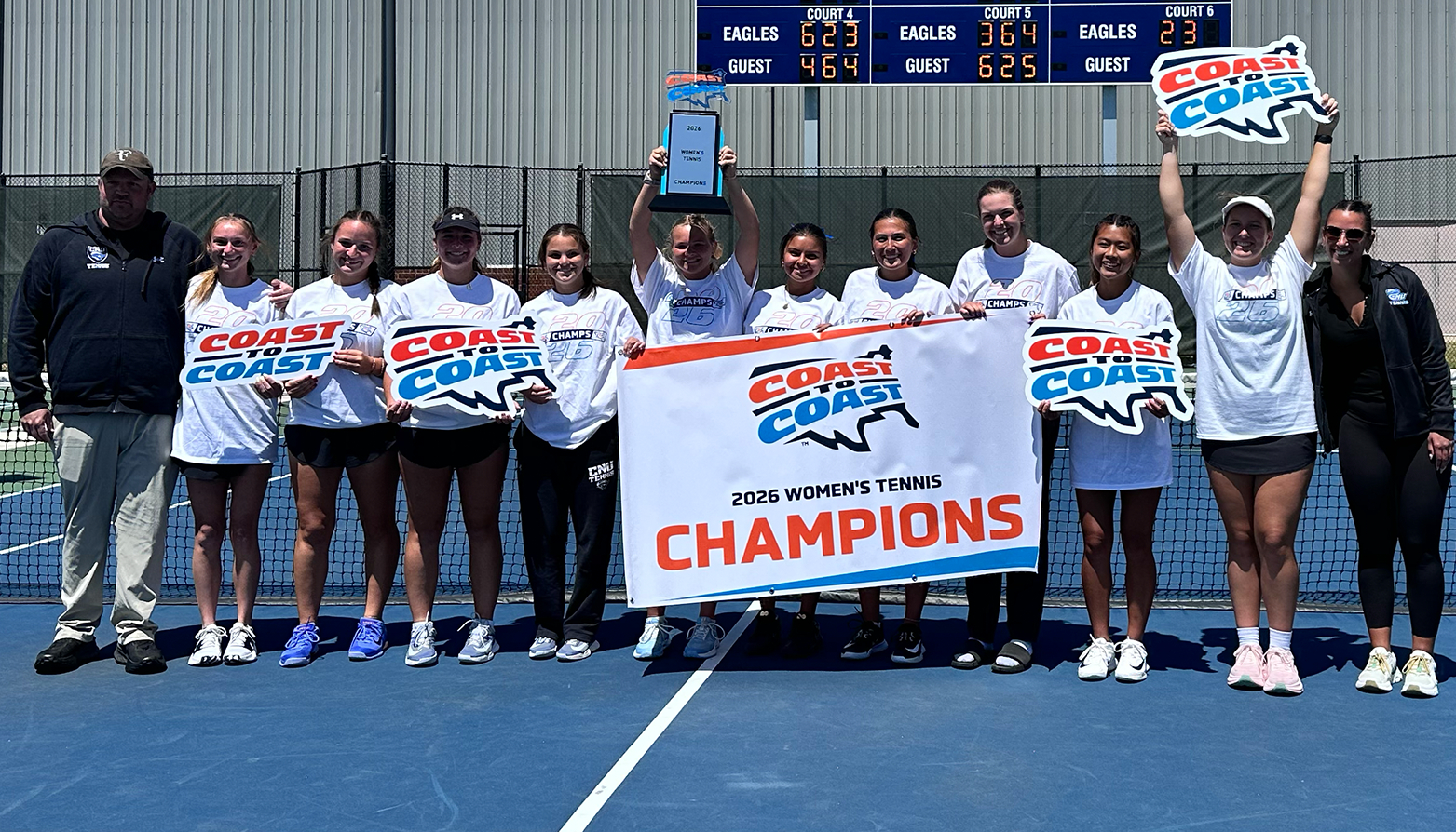 C2C Women's Tennis Championship: CNU Captures Third Straight League Crown With 4-1 Victory Over UMW