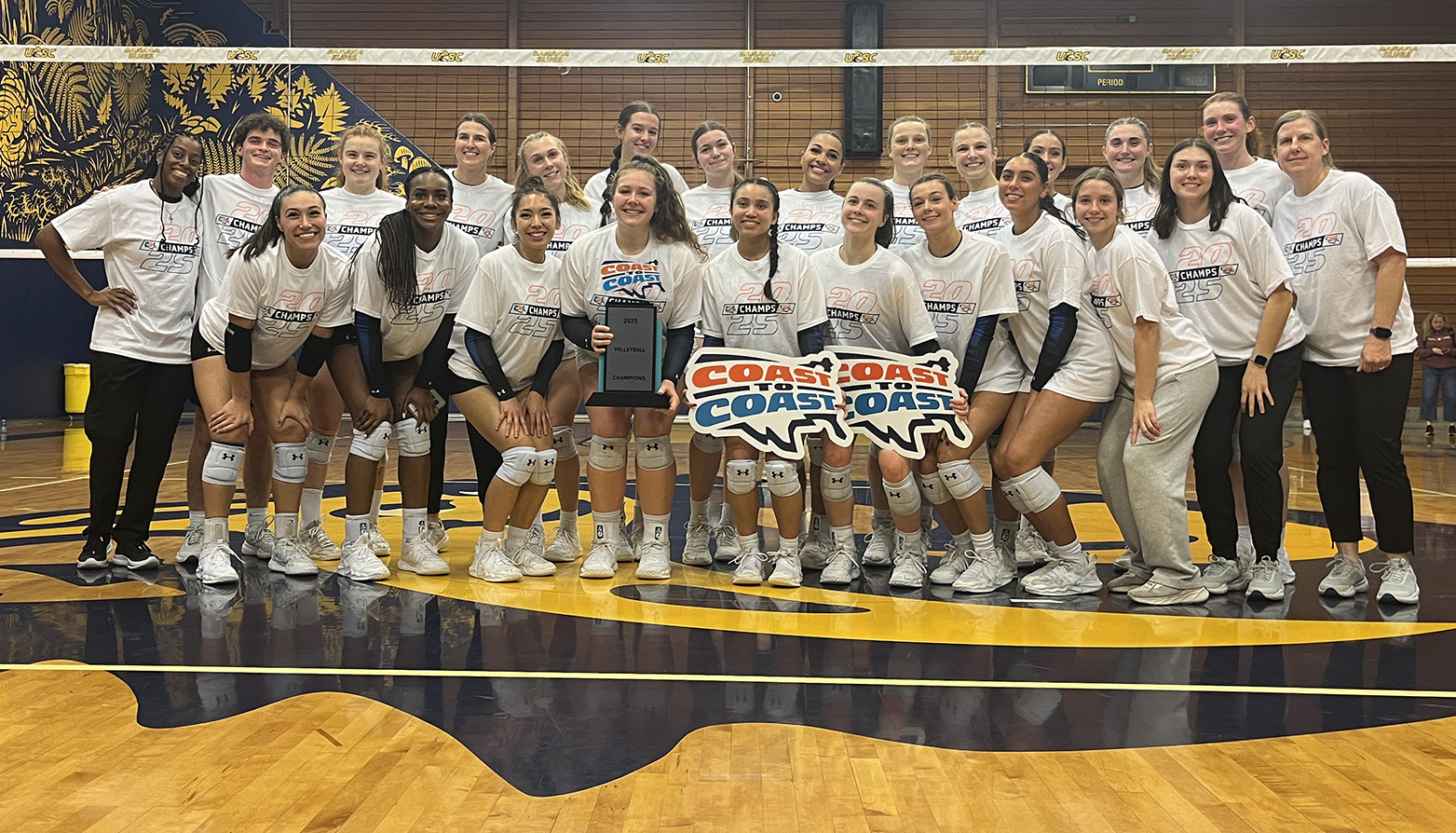 Christopher Newport Captures C2C Volleyball Championship in Sweep over Salisbury